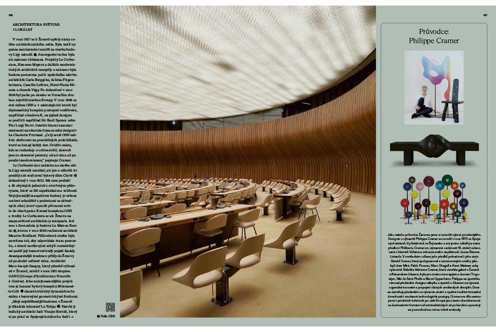 Article on Geneva featuring Philippe Cramer from Docle Vita magazine