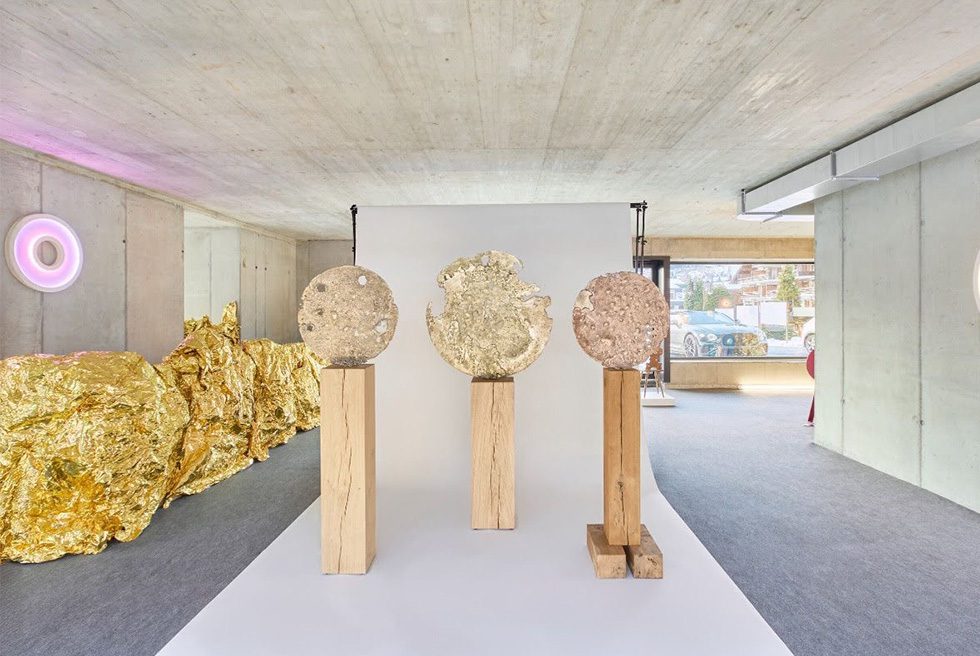 Exhibition SELECTED WORKS of Philippe cramer AT CHALET TZI IN VERBIER switzerland DEC 2025 - FEB 2026