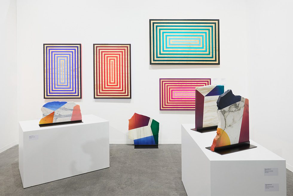 photography by S Spreyz of the booth from Philippe Cramer at Art Geneve